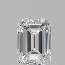 Diament szlif szmaragdowy, 0.5ct, VVS2, F, GIA 7531388736